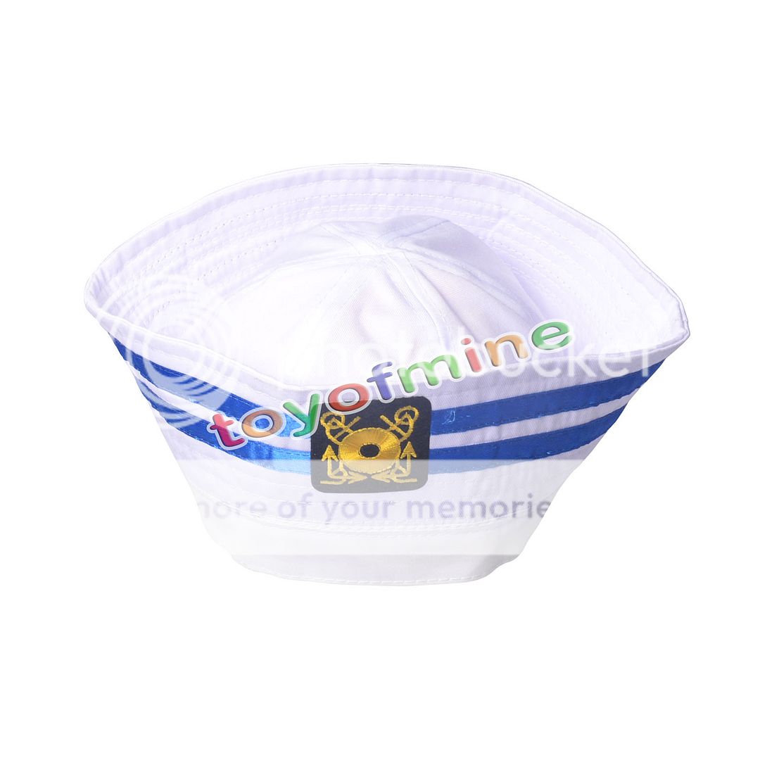 Sailor Hat Popeye Gob Gilligan Navy Stag Hen Captain eBay