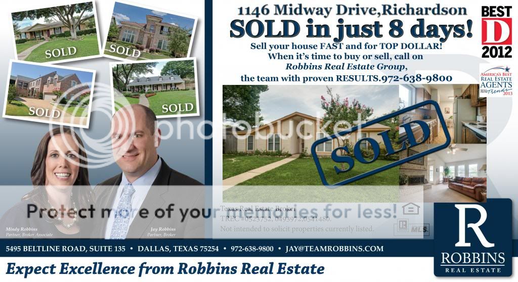 Robbins Real Estate Sold This Home Near You! DallasFort Worth Real Estate Robbins Real